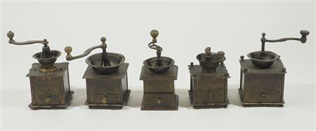 Lotto di vari macinini.