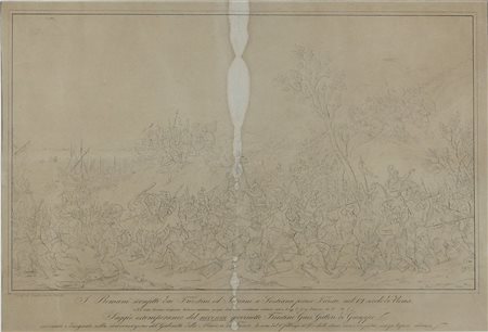 Lorenzo Giuseppe Gatteri Trieste 1829-1884 "I Romani sconfitti dai triestini...