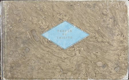 Libro: "Vedute di Trieste" contenente varie stampe raffiguranti vedute di...