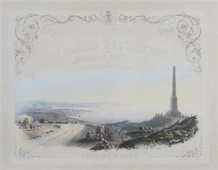 "Memorie del viaggio pittorico.." cm. 40x52 - stampa a colori Linassi