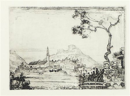 Vito Timmel Vienna 1886-Trieste 1949 Lotto d 3 opere incorniciate.