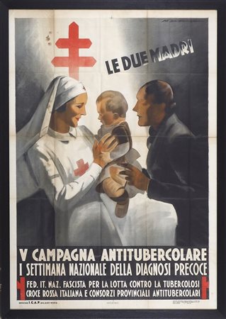 Marcello Dudovich Trieste 1878-Milano 1962 "V campagna antitubercolare" cm....