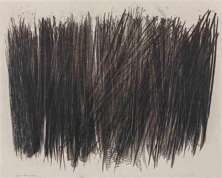 HANS HARTUNG (1904 - 1989) L 103 1963 Litografia su carta Rives, es. 12/75,...