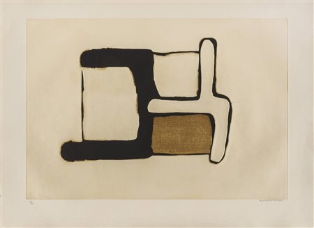 CONRAD MARCA-RELLI (1913 - 2000) Senza titolo Acquaforte e acquatinta su...