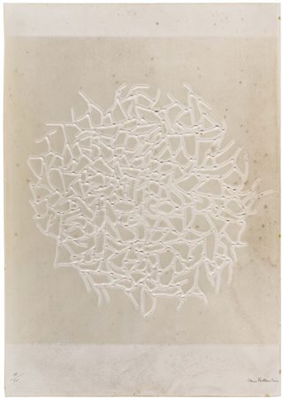 CLAIRE FALKENSTEIN (1908 - 1997) Schermo infinito Anni '70 Rilievografia e...