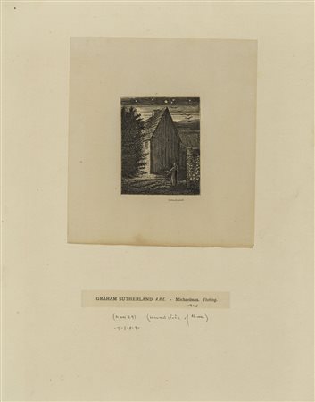 GRAHAM SUTHERLAND (1903 - 1980) Michaelmas 1928 Acquaforte su carta, II...