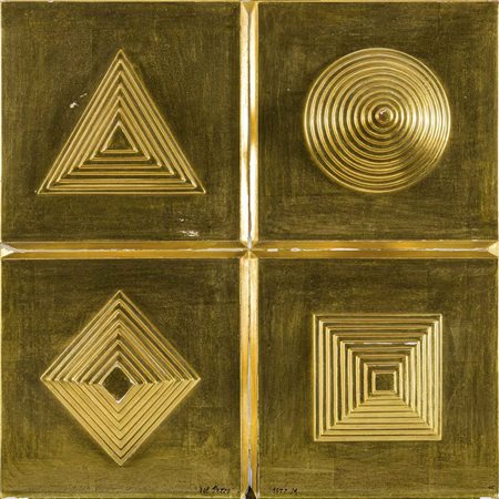 LUCIO DEL PEZZO (1933) Senza titolo 1977 Scultura in legno dipinto 45 x 45 x...