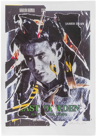 MIMMO ROTELLA (1918 - 2006) La valle dell'Eden Seridécollage, es. L/L su una...