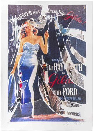 MIMMO ROTELLA (1918 - 2006) Gilda Seridécollage, es. L/L su una tiratura di...