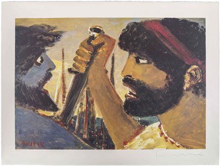 SALVATORE FIUME (1915 - 1997) Eneide 1989 - 1990 Cartella contenente 12...