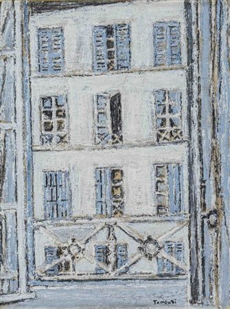 ORFEO TAMBURI (1910 - 1994) Senza titolo Olio su tela 40 x 30 cm Firmato in...