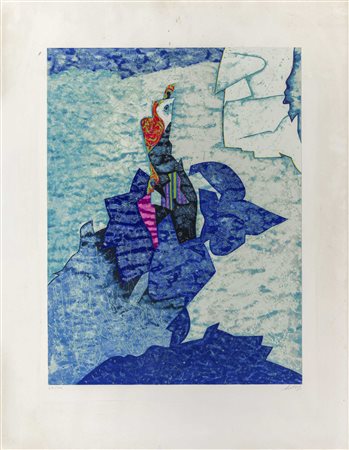 GIANNI DOVA (1925 - 1991) Senza titolo Litografia, es. 67/100 90 x 70 cm...
