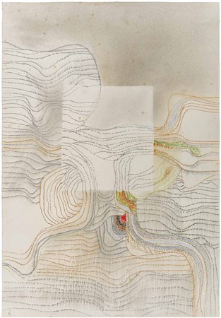 SANDRO SOMARÈ (1929) Senza titolo Metà anni '60 Pastello su carta 72 x 49,5...