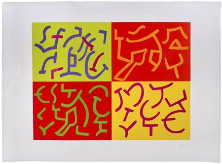 CARLA ACCARDI (1924 - 2014) Senza titolo Acquaforte e acquatinta, es. 77/80,...