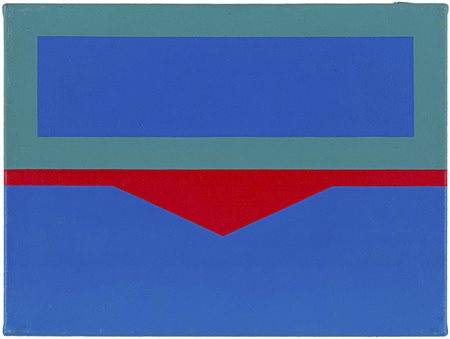 WINFRED GAUL (1928 - 2003) D17 1970 Acrilico su tela 30 x 40 cm Firma, data,...