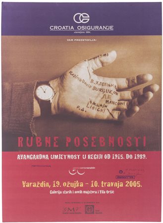 RADOMIR DAMNJANOVIC DAMNJAN (1935) Rubne Posebnosti 2005 Manifesto su cartone...