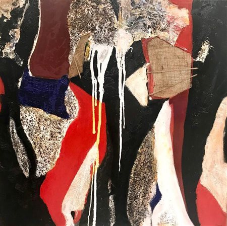 GIANCARLO CICCOZZI Trasposizioni D-15/19, 2019 Tecnica mista su tela con...