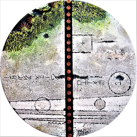 PIERO RACCHI Natura e artificio. N° 2, 2018 Polimaterico su base in alluminio...