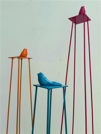 GIUSI RAIA Giardino industriale, 2018 istallazione con ferro e resina...