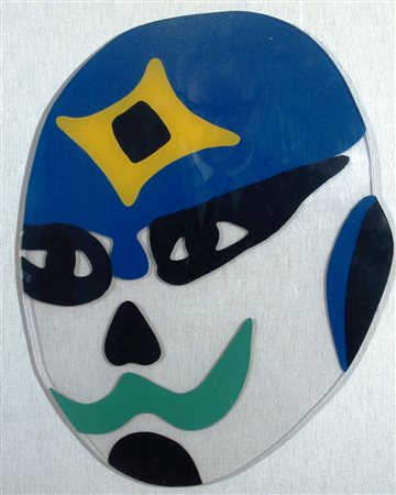 LODOLA MARCO (Dorno Pavia 1955) "Maschera" 1996 perspex cm. H: 55.00 P: 44.50...