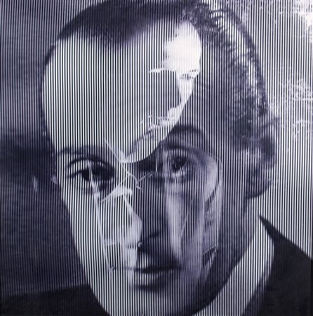 MALIPIERO (Brescia 1934) "TotÃ²" 2014 mista su cartone cm. H: 70.00 P: 70.00...