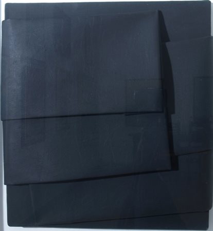 BERLINGERI CESARE (Cittanova 1948) "Sul nero avvolto" 2006 acrilcio su tela...