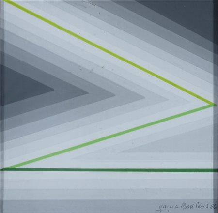 ROSSI HORACIO GARCIA (Buenos Aires 1929) "Senza titolo" 1986 Tempera su carta...