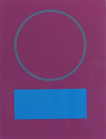 LEPPIEN JEAN (Lenebourg 1910 - Parigi 1991) "Cerchio magico" 1973 Tempera su...