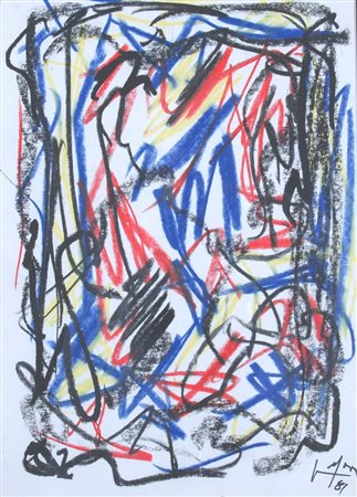 VEDOVA EMILIO (Venezia 1919 - Venezia 2006) "Senza titolo C-22" 1981 tacnica...