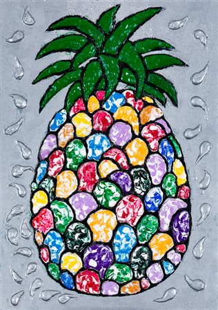 FRANCESCO FASANO (1966)Tropical, 2014Tecnica mista su faesitecm 33x24Firma,...