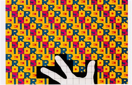 ALIGHIERO BOETTI (1940-1994)Senza Titolo (Da uno a dieci)Cartolina stampata...