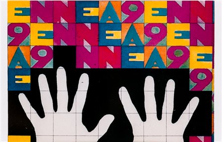 ALIGHIERO BOETTI (1940-1994)Senza Titolo (Da uno a dieci)Cartolina stampata...