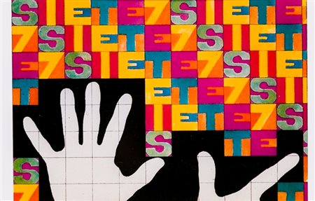 ALIGHIERO BOETTI (1940-1994)Senza Titolo (Da uno a dieci)Cartolina stampata...