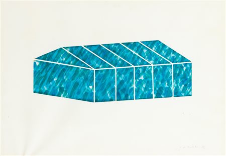 ANTONIO D'AGOSTINO (1938)Senza Titolo, 1971Tecnica mista su cartone...