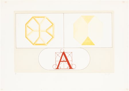 LUCIO DEL PEZZO (1933)Senza TitoloLitografiacm 52x75Firma e numerazione...