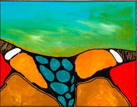 GIORGIO MERCURI (1962)Senza Titolo, 2015-2016Tecnica mista su cartacm...