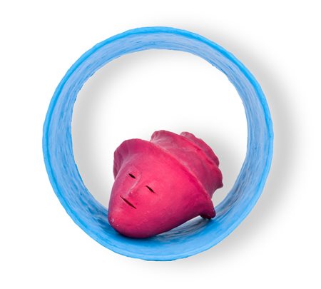 MIZOKAMI KAZUMASA (1958)Senza Titolo, 2009Scultura in ceramica dipinta -...