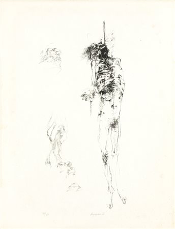 RENZO VESPIGNANI (1924-2001)Senza Titolo, 1967Litografiacm 65x50Firma,...