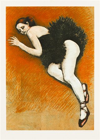 FRANCESCO MESSINA (1900-1995)Senza TitoloLitografiacm 70x50Firma e...