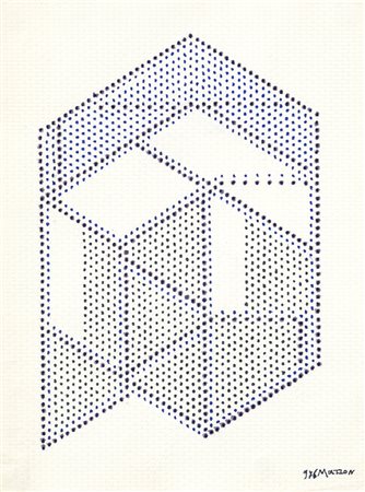 GALLIANO MAZZON (1896-1978)Senza Titolo, 1976Tecnica mista su cartacm...