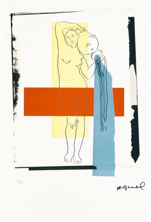 ANDY WARHOL (1928-1987)Senza TitoloLitografia offsetcm 57x39Firma in lastra e...