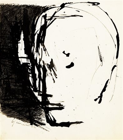 ALBERTO GHINZANI (1939-2015)Senza Titolo, 1962China su cartacm 24x21Firma e...