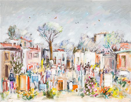 MARIO VERGANI (1938)L'ortoOlio su compensatocm 55x70Firma al fronteFirma,...