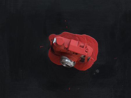 BERNARD AUBERTIN (1934-2015)Senza Titolo, 2010Macchina fotografica bruciata e...