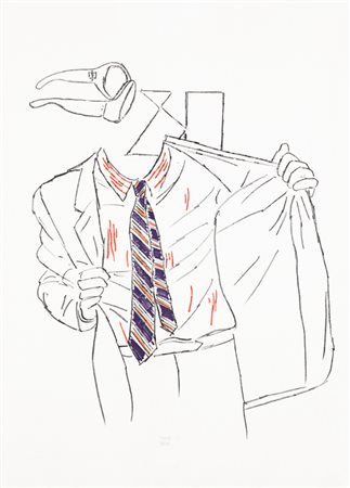 EMILIO TADINI (1927-2002)Senza TitoloLitografiacm 70x50Firma e numerazione...