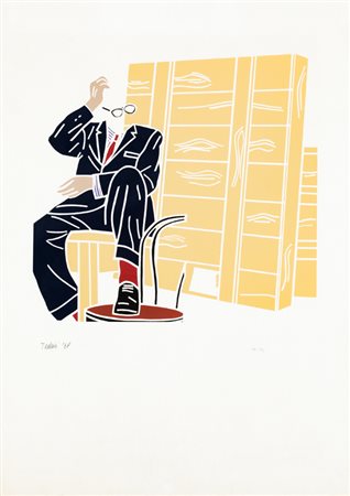 EMILIO TADINI (1927-2002)Senza Titolo, 1968Litografiacm 70x50Firma, datazione...