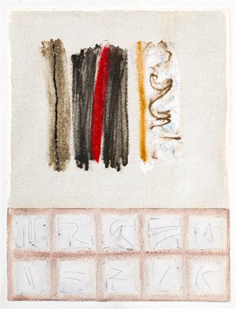 LAURA STOCCO (1938)Senza Titolo, 2005Tecnica mista su carta a mano applicata...