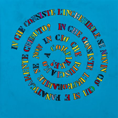 CRISTINA RUFFONI (1963)L'impossibile, 1997-1998Acrilici su telacm...