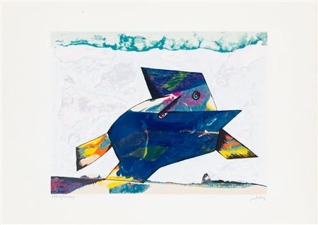 GIANNI DOVA (1925-1991)Senza TitoloSerigrafiacm 50x70Firma e numerazione...