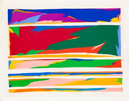 PIERO DORAZIO (1927-2005)Senza Titolo, 1971Serigrafiacm 68x87Firma, datazione...